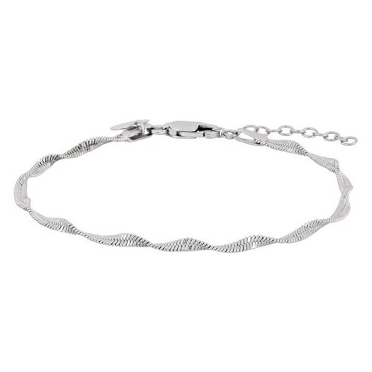 Nordahl Jewellery - LUX52 twistet armbånd i sølv